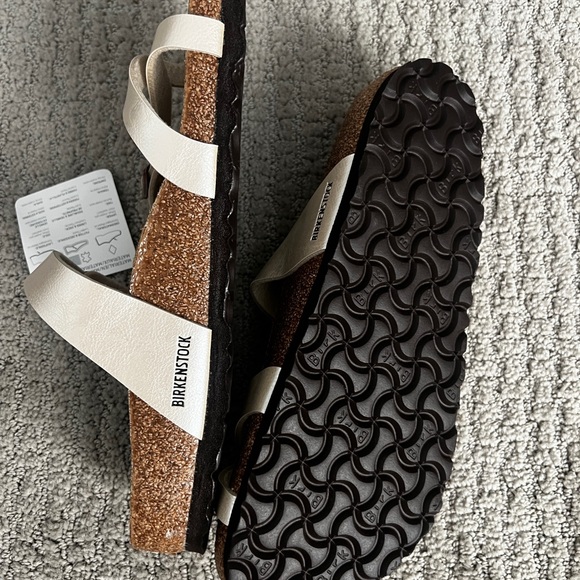 Birkenstock Mayari Pearl White Size 40 - Women’s 9.5 / 10 - Picture 6 of 8